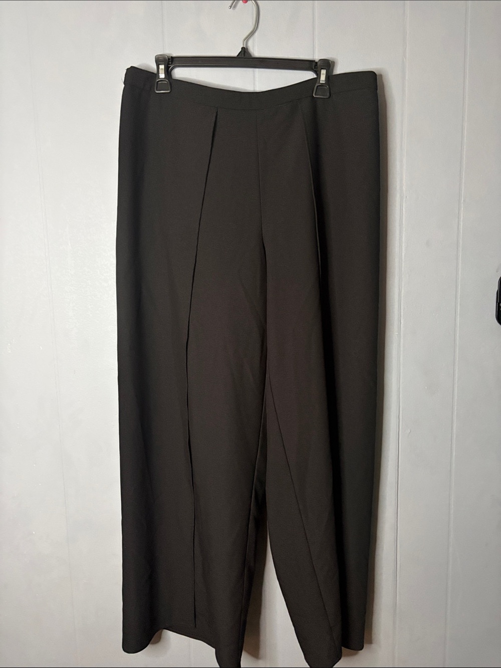 Kaari Blue Men's Black Straight Dress Pants